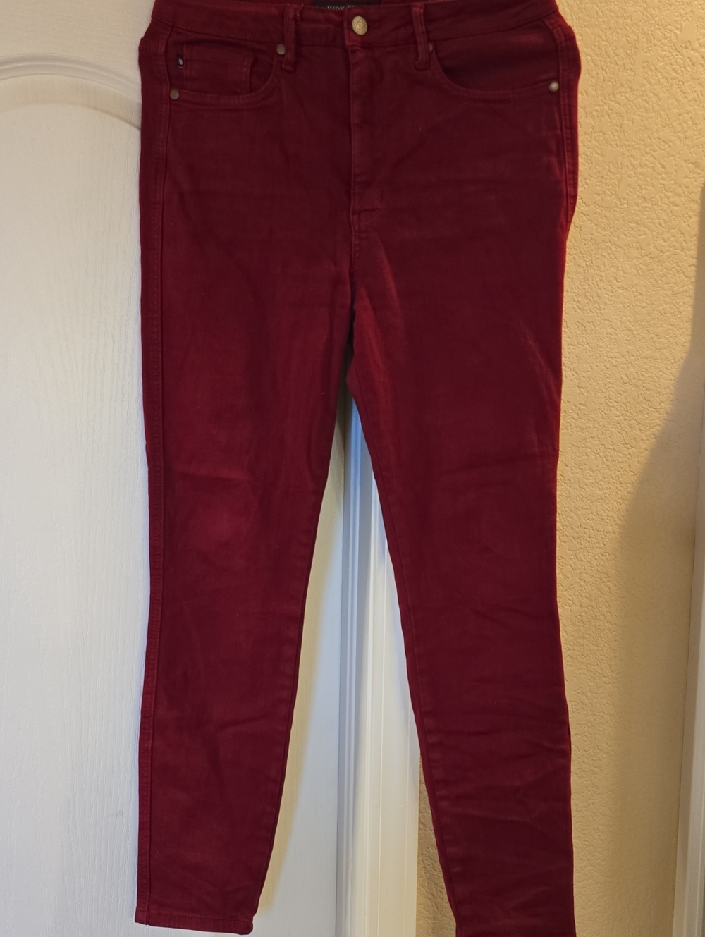 Judy Blue Women’s Burgundy Skinny Jeans